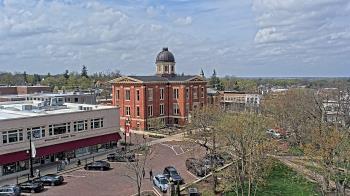 Weather camera view of City of Woodstock.