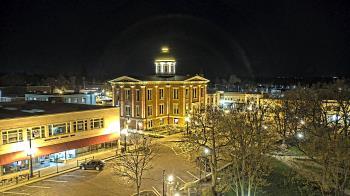 Weather camera view of City of Woodstock.