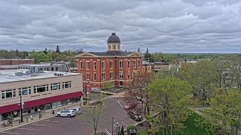 Weather camera view of City of Woodstock.