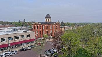 Weather camera view of City of Woodstock.