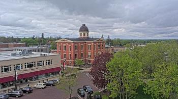 Weather camera view of City of Woodstock.