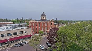 Weather camera view of City of Woodstock.