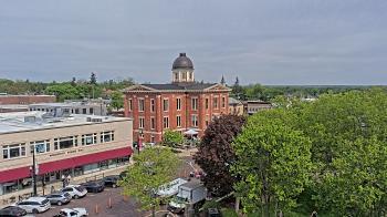 Weather camera view of City of Woodstock.