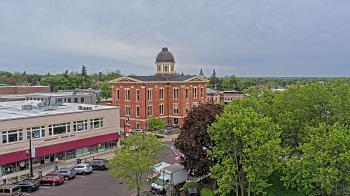 Weather camera view of City of Woodstock.