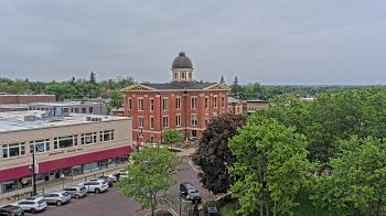 Weather camera view of City of Woodstock.