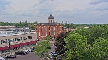 Weather camera view of City of Woodstock.