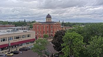 Weather camera view of City of Woodstock.