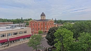 Weather camera view of City of Woodstock.