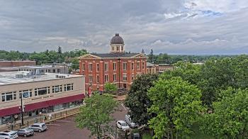 Weather camera view of City of Woodstock.