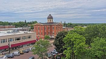 Weather camera view of City of Woodstock.