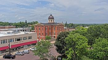 Weather camera view of City of Woodstock.