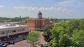 Weather camera view of City of Woodstock.