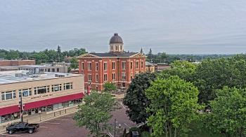 Weather camera view of City of Woodstock.