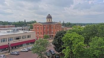 Weather camera view of City of Woodstock.