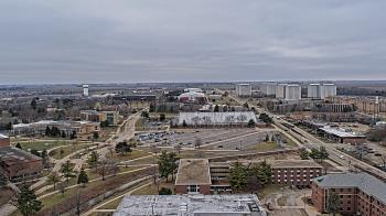 Weather camera view of Northern Illinois University.