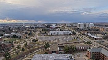 Weather camera view of Northern Illinois University.