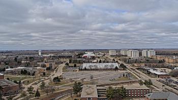 Weather camera view of Northern Illinois University.