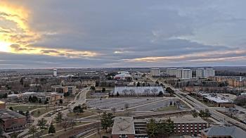 Weather camera view of Northern Illinois University.