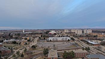 Weather camera view of Northern Illinois University.