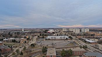 Weather camera view of Northern Illinois University.