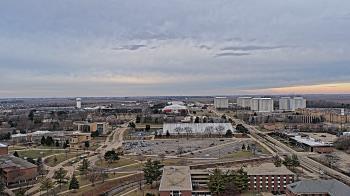 Weather camera view of Northern Illinois University.