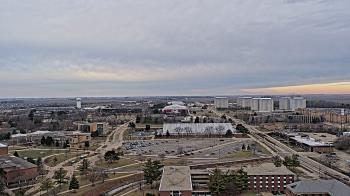 Weather camera view of Northern Illinois University.