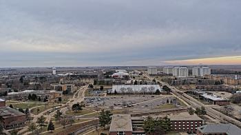 Weather camera view of Northern Illinois University.