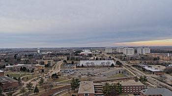 Weather camera view of Northern Illinois University.