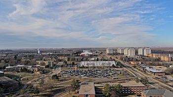 Weather camera view of Northern Illinois University.