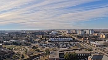 Weather camera view of Northern Illinois University.