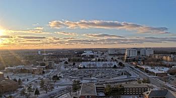 Weather camera view of Northern Illinois University.