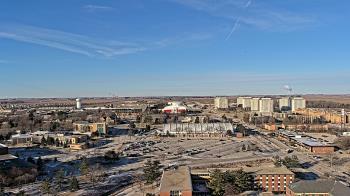 Weather camera view of Northern Illinois University.