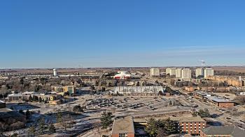 Weather camera view of Northern Illinois University.