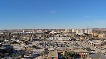 Weather camera view of Northern Illinois University.