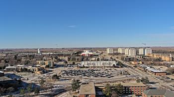 Weather camera view of Northern Illinois University.