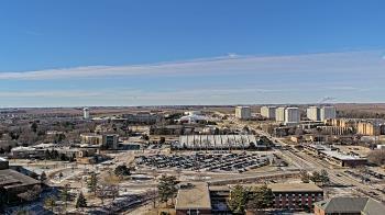 Weather camera view of Northern Illinois University.
