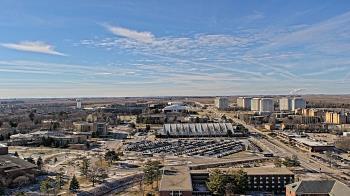 Weather camera view of Northern Illinois University.