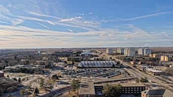 Weather camera view of Northern Illinois University.