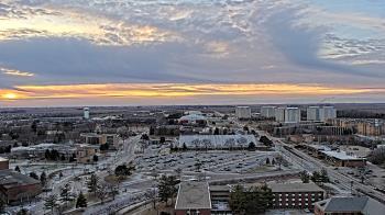 Weather camera view of Northern Illinois University.