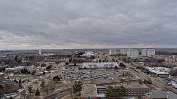 Weather camera view of Northern Illinois University.