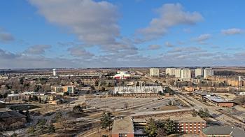 Weather camera view of Northern Illinois University.