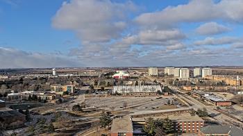 Weather camera view of Northern Illinois University.