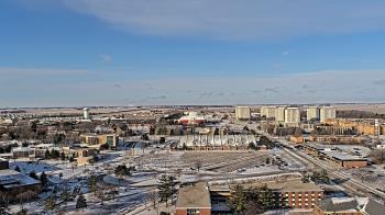 Weather camera view of Northern Illinois University.