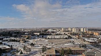 Weather camera view of Northern Illinois University.