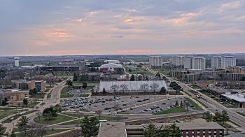 Weather camera view of Northern Illinois University.