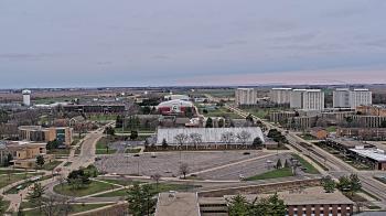 Weather camera view of Northern Illinois University.