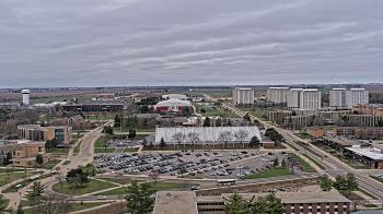 Weather camera view of Northern Illinois University.
