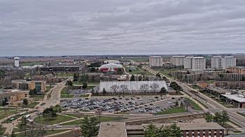 Weather camera view of Northern Illinois University.