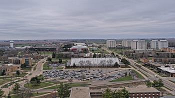 Weather camera view of Northern Illinois University.