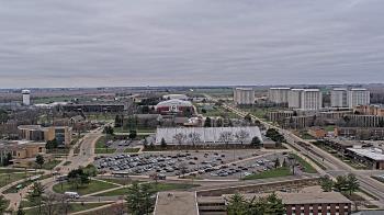 Weather camera view of Northern Illinois University.